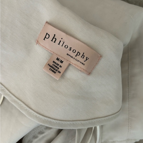 Philosophy Linen overcoat size medium - Picture 3 of 5